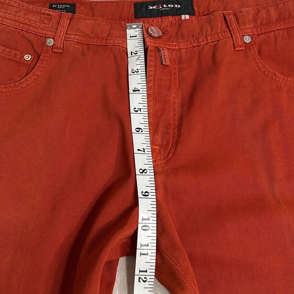 KITON 5 POCKETS 97% COTTON JEANS Sz 36 - Picture 10 of 13